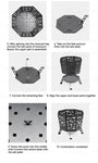 Folding Fire Pit Grill