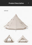 NatureHike Brighten 5-8 Person Pyramid Tent