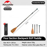 Naturehike Carbon Fibre four-section SUP Paddle